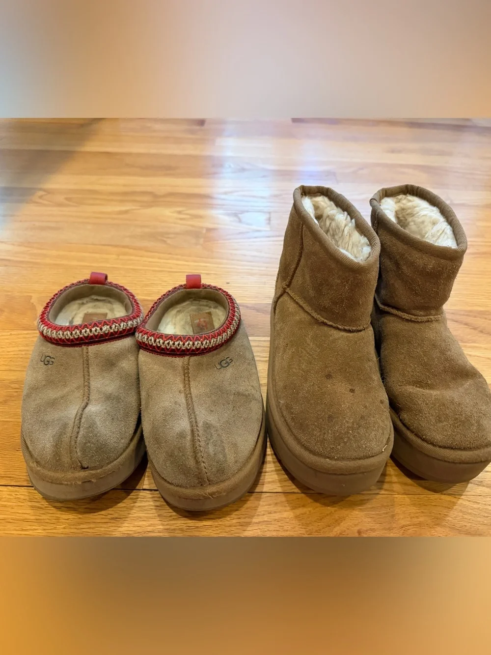 Kids Ugg Bundle Size 1 Boots Mini Platform Tasman
